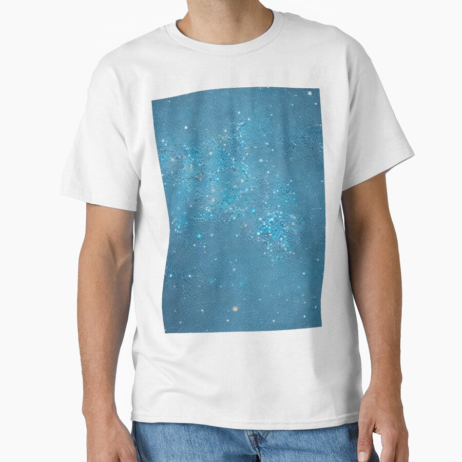 Sparkling Blue Gradient Glitter Backgrounds by Tamas Das