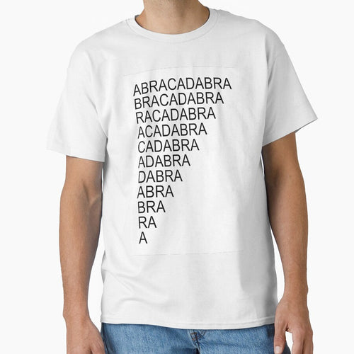 Abracadabra Print - Black and White Typography by DreamersPlan