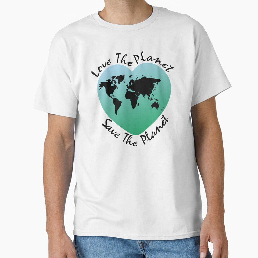 Planet Earth With Heart And Words by Oirabot