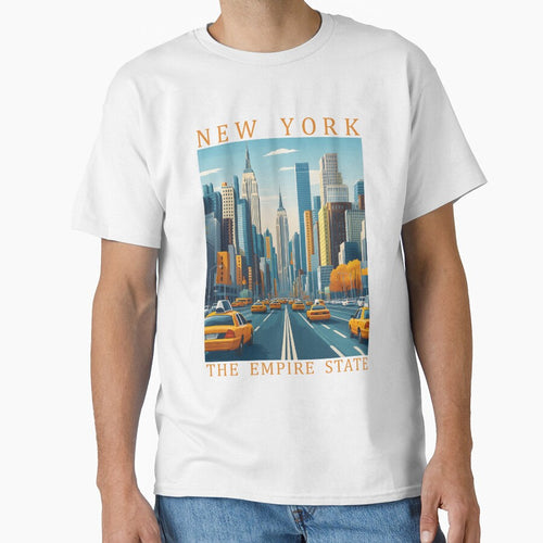 32 New York Travel Poster by Lucy Goosy Art