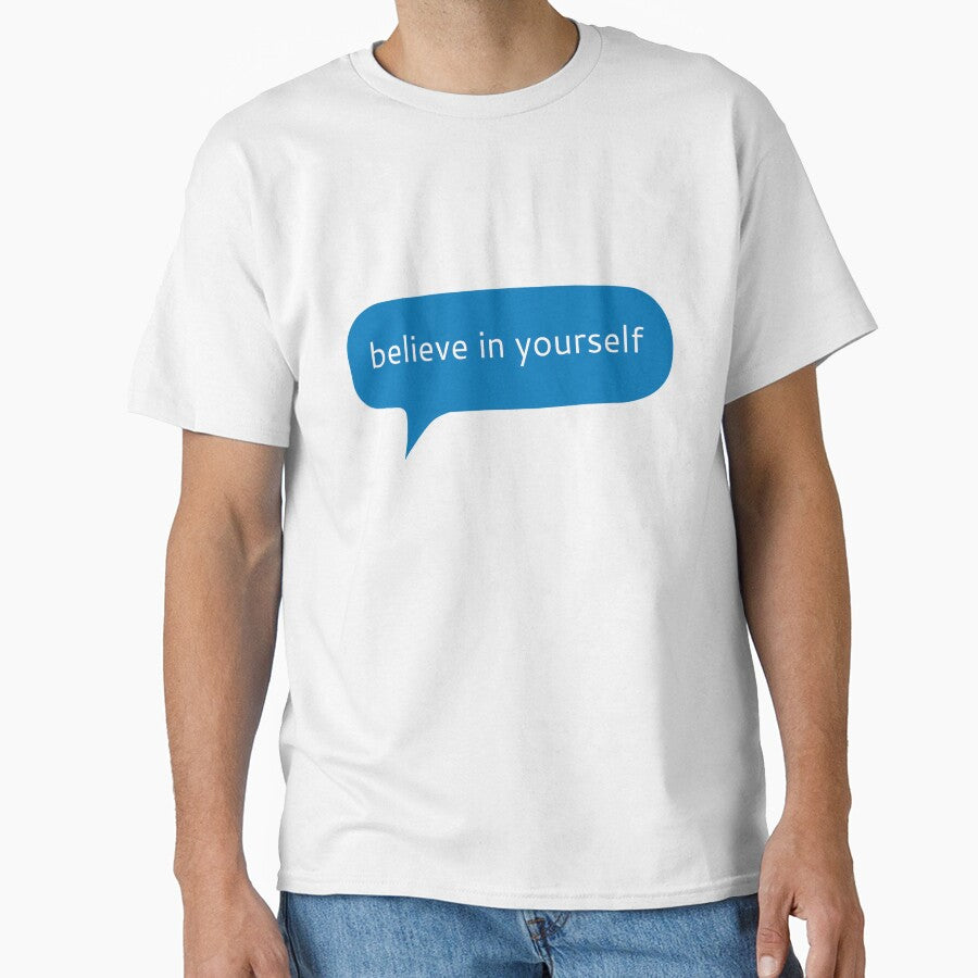 Believe in yourself text message by Kerry Pritchard