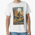 Cowtown Vintage Travel Poster by TravelerRat
