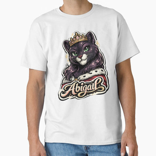 Abigail – Royal Cat Name Mascot by AlexLineArt