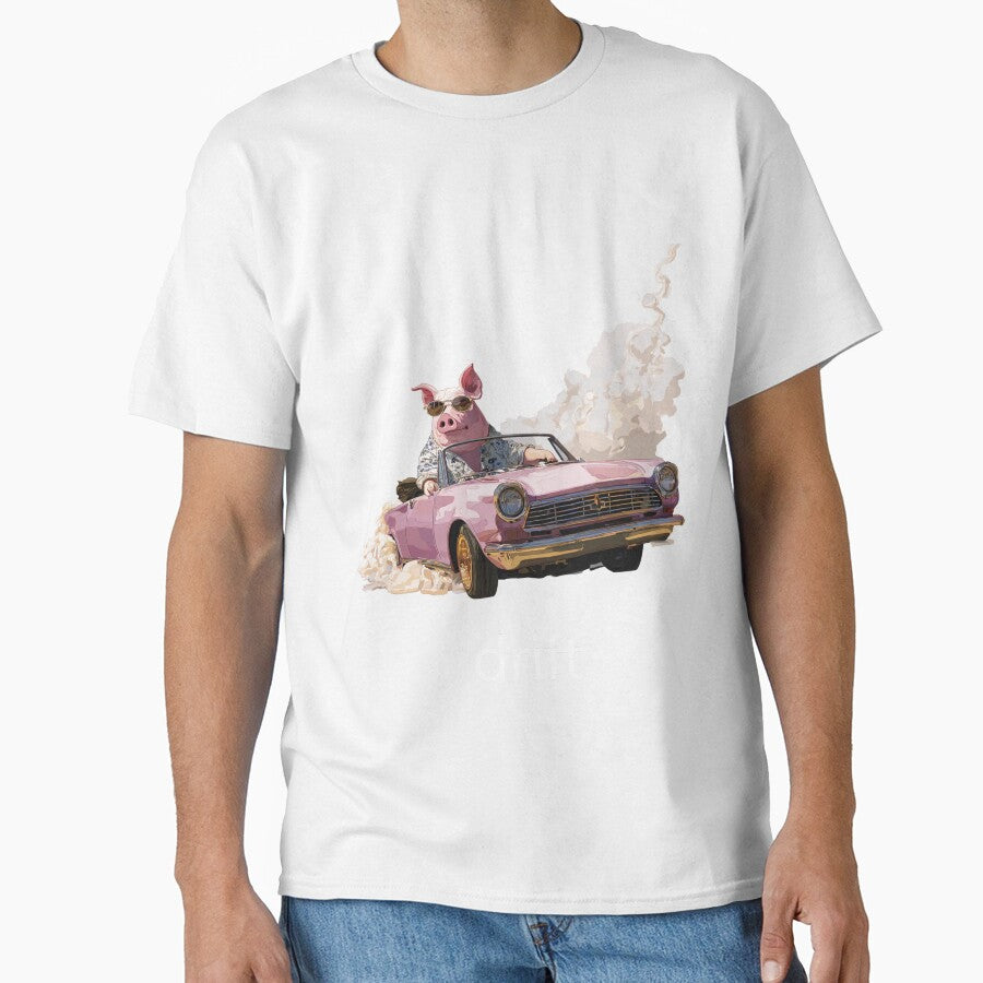 Animal Groups: Hog Drift White Text by WhimsyWildWear