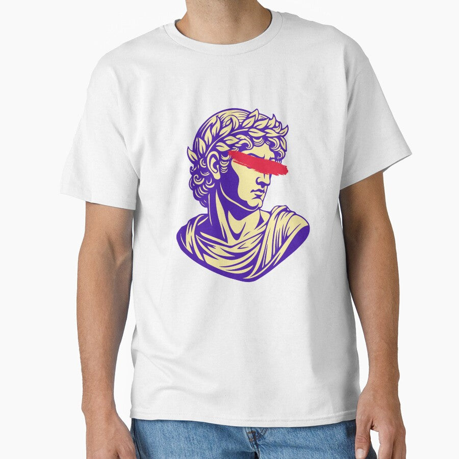 Vector Antique Statue with Beautiful print by Artsyclick