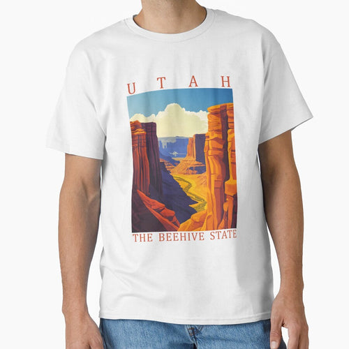 44 Utah Travel Poster by Lucy Goosy Art
