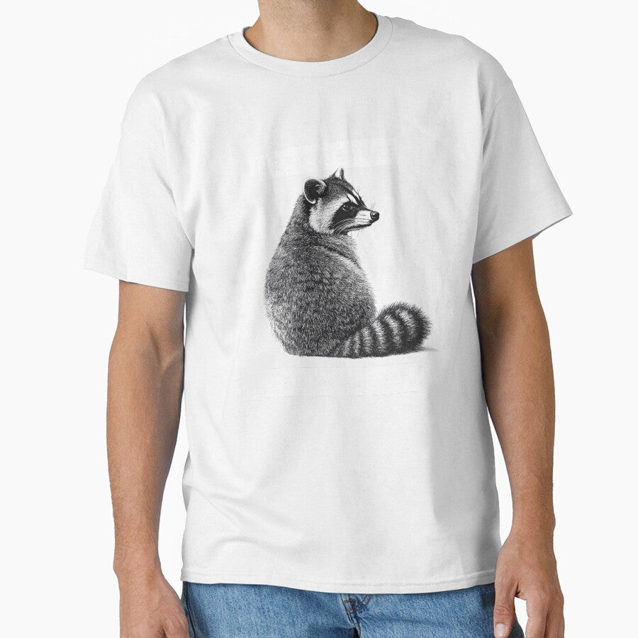 Very Demure Very Mindful Raccoon Meme Vintage Design by trendyzcom