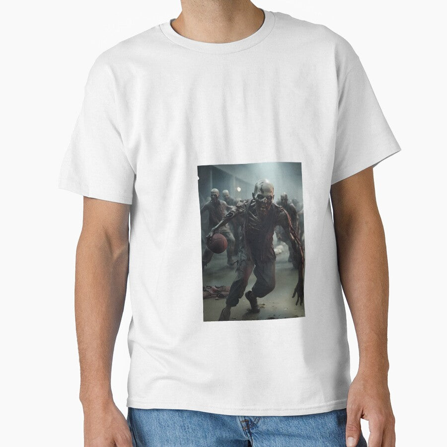 a group of zombies playing a game of basketball by Dark Fantasy Store