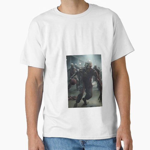 a group of zombies playing a game of basketball by Dark Fantasy Store
