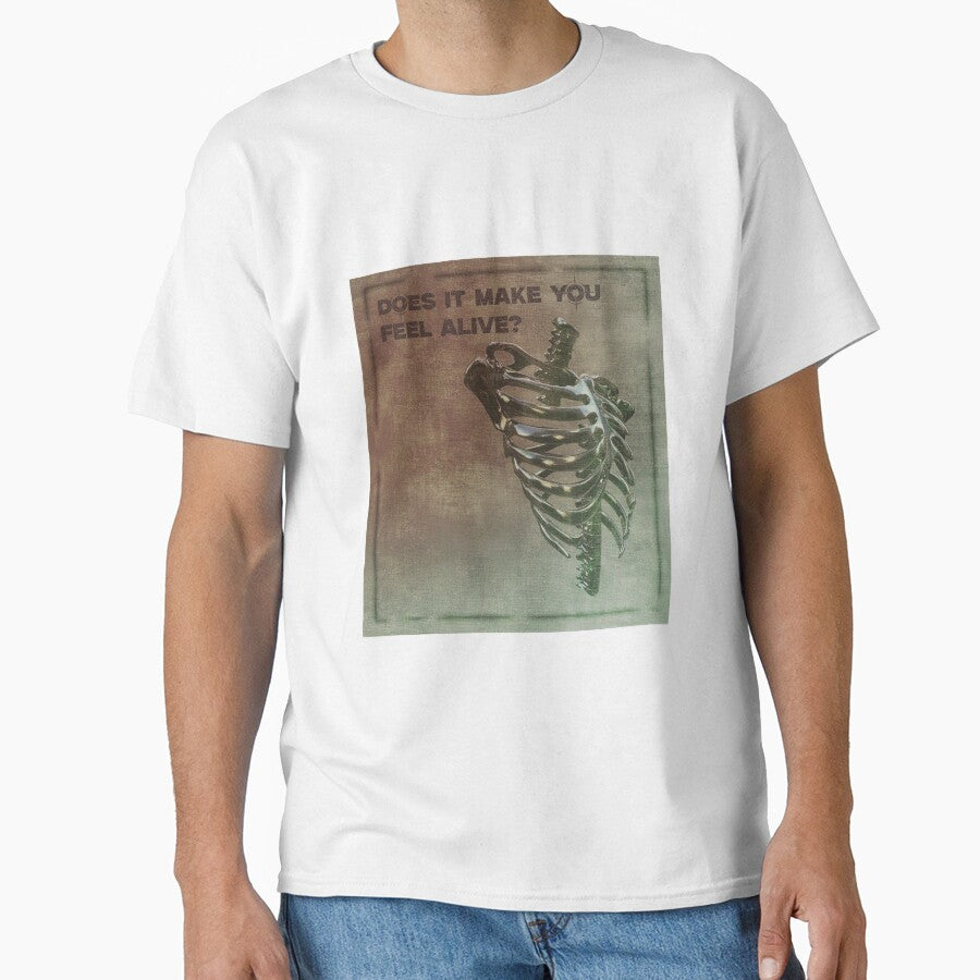 "Does It Make You Feel Alive? Skeleton Ribcage Art" by artcwho