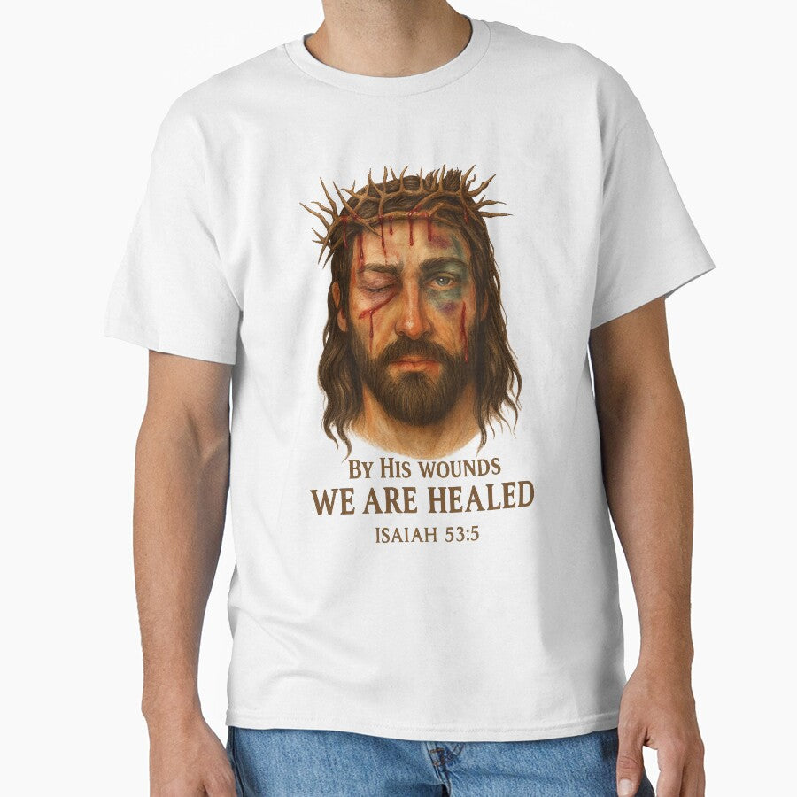 CHRISTIAN JESUS BY HIS WOUNDS. T SHIRT & GIFTS by TheHopeClinic