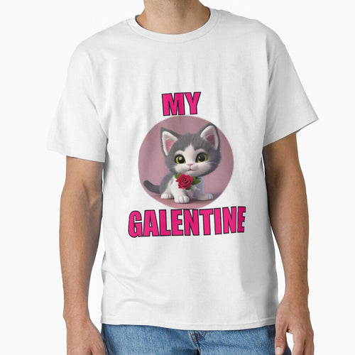 A Really Super Cute kitten on Galentines day and Galentines party, gift idea for Galentines day by sailorsam1805