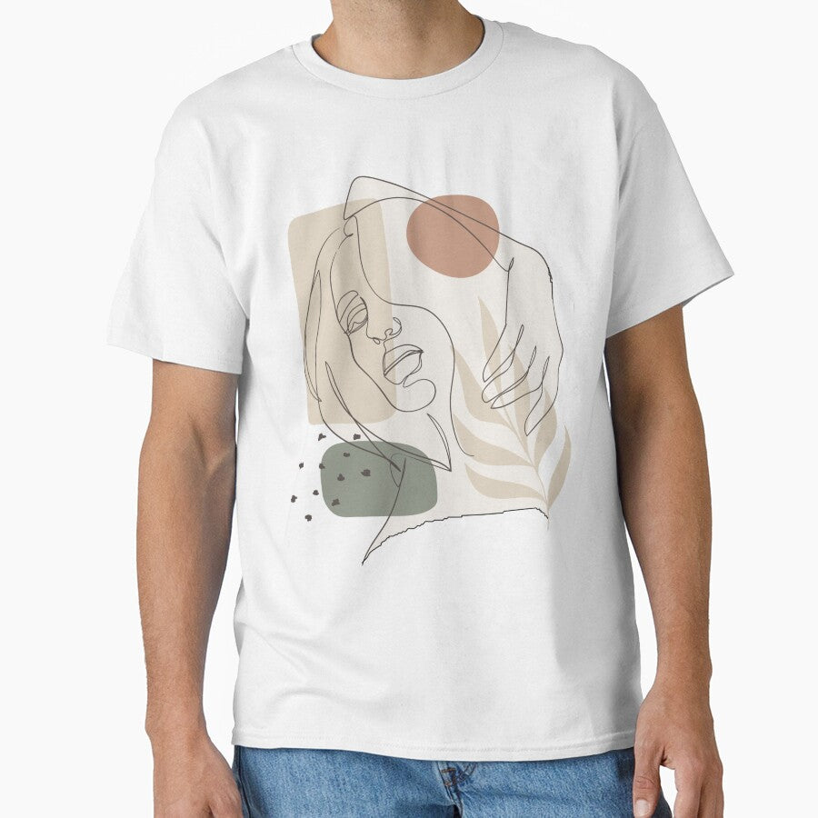 Floral Woman Face Outline by JustBeCoooool