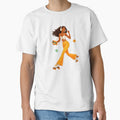 Retro Roller Girl Flower Power Illustration by CzipipitoStudio
