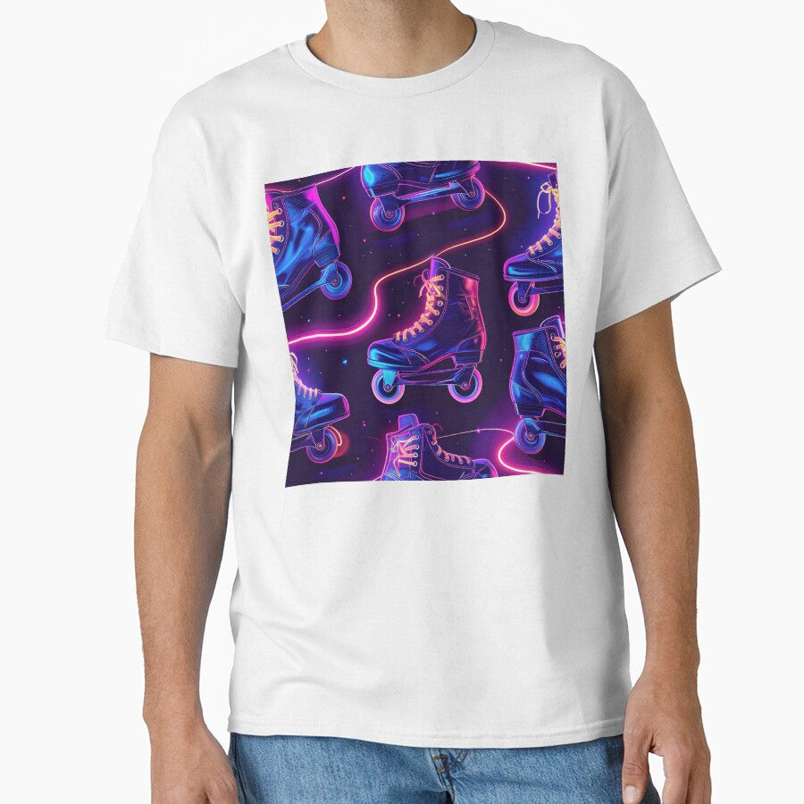 Neon Roller Disco Electric Vibes by essentialimage
