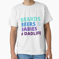 Beards Beers and Babies DadLife,Gift for Him,Gift for Husband,Gift for New dad,father's day by BousboulaStorie