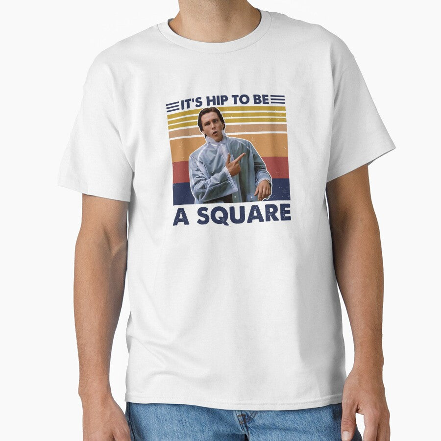 American Psycho Patrick-Bateman Hip To Be A Square Vintage by Adenahilton