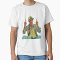 Cool Guy in Floral Jacket and Cap by palmyst