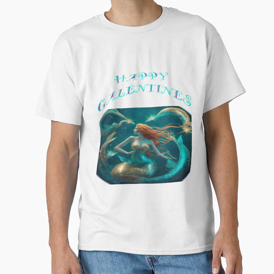 siren Mermaid posing for Galentines card, perfect gift idea for Galentines day by sailorsam1805