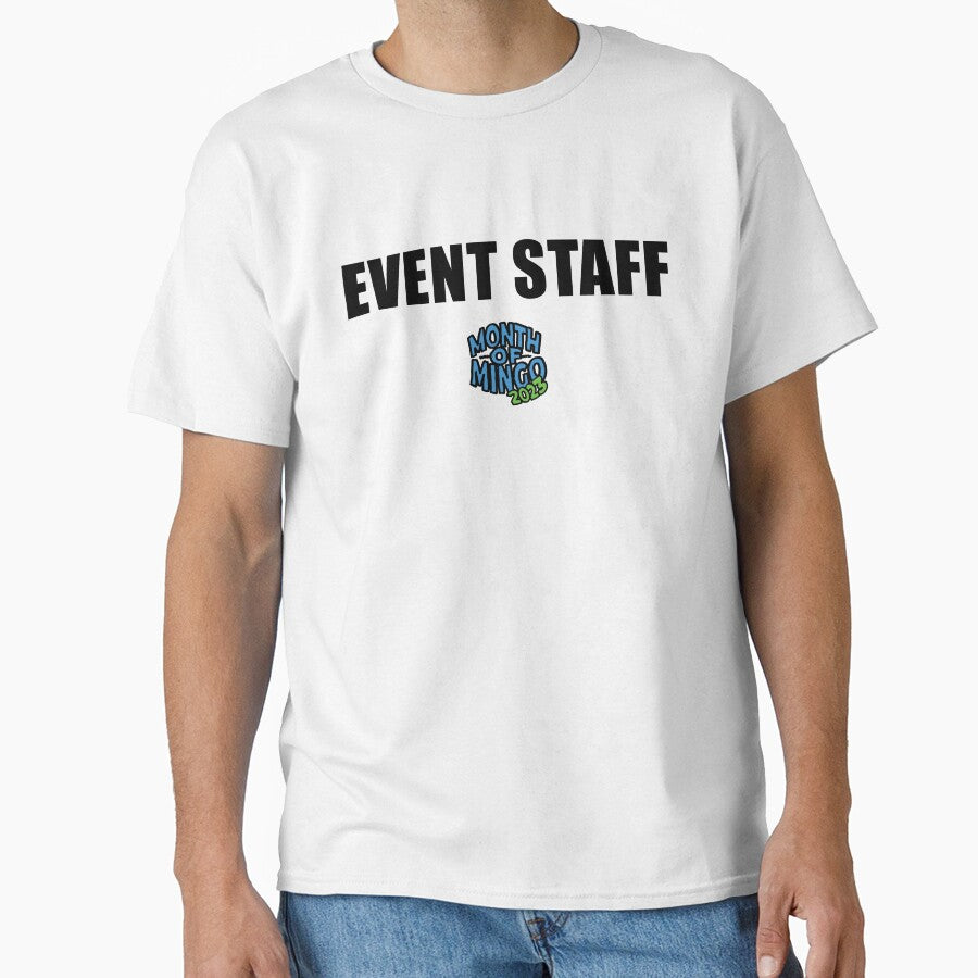 Month of Mingo EVENT STAFF Shirt (Black Text) 2023 by connor-maitland