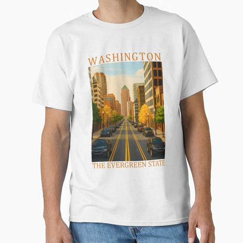47 Washington Travel Poster by Lucy Goosy Art