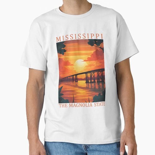 24 Mississippi Travel Poster by Lucy Goosy Art