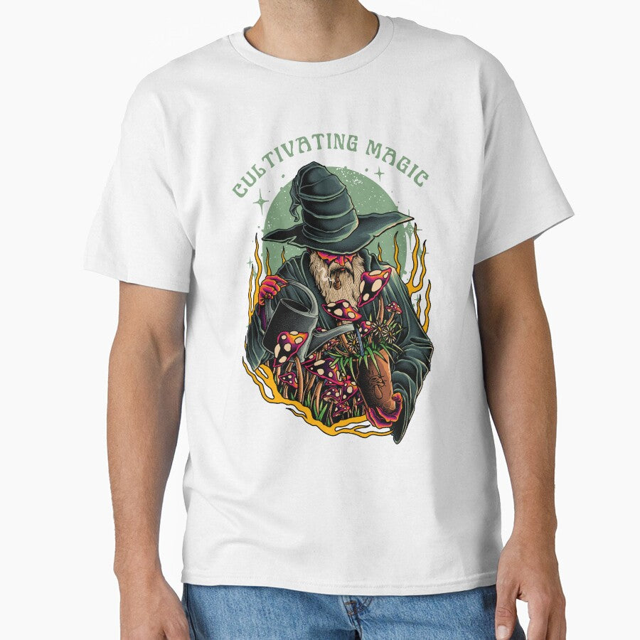 Garden Wizard Cultivating Nature Mushroom Garden Magical by alxmd