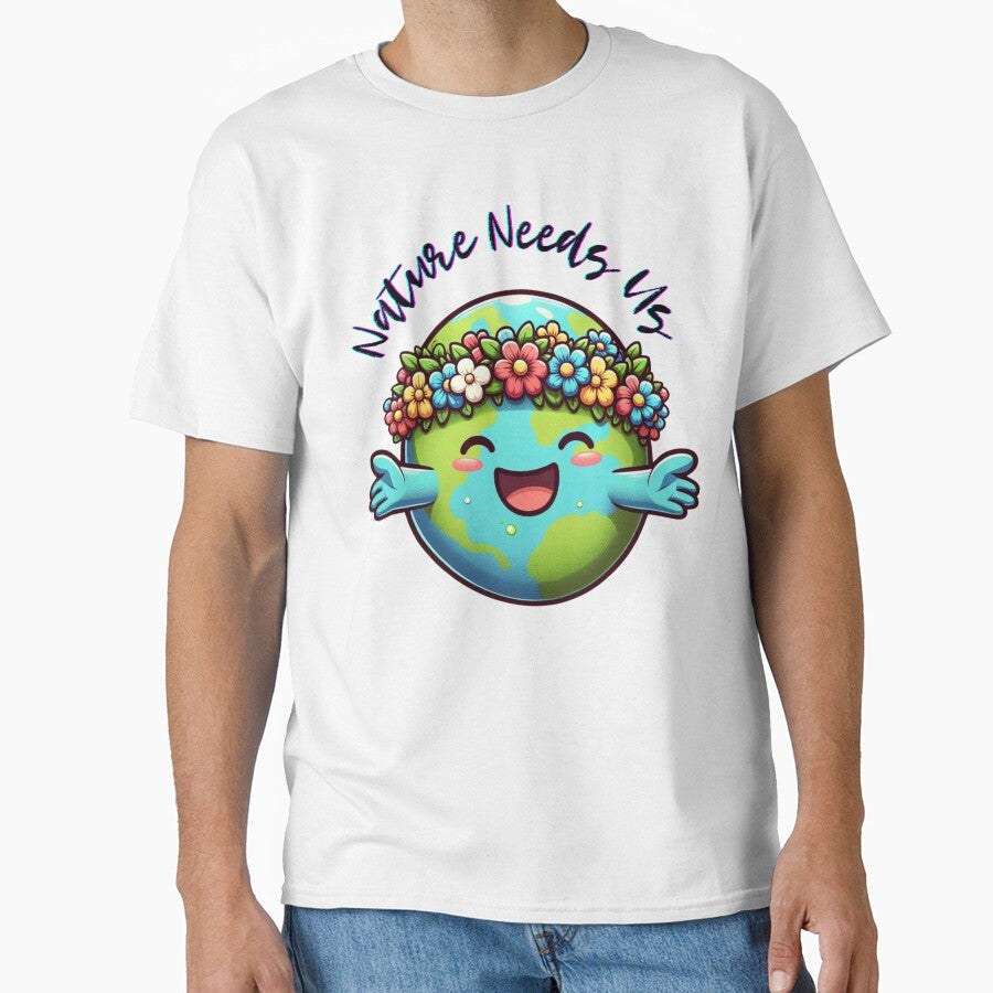 Nature Needs Us - Protect Earth - Be the Change for Our Planet by chanyawee