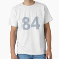 Number 84 T-Shirt – Sports Jersey Style Tee, Birthday or Team Number Shirt by MintCreativeSH