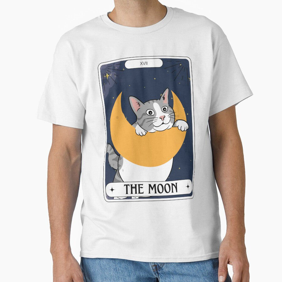 Tarot Card Tabby Cat The Moon by BettySpicer