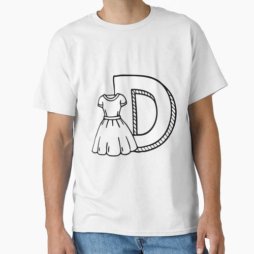 A Dress beside letter D by rasagamastore