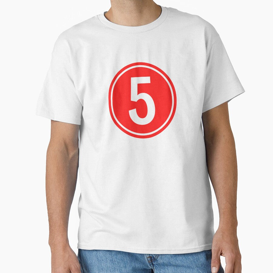 Big Red Dot Number 5 by NECHSTORE