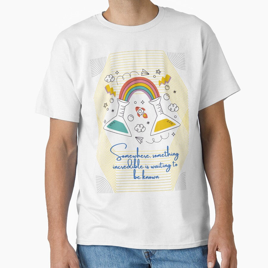 Totally science -  Somewhere, something incredible is waiting to be known | gift for your children or students by Arteartz
