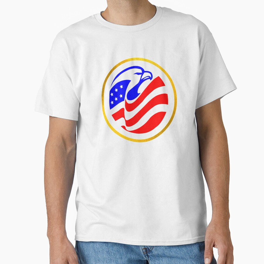 Eagle Flag Circle by artistoutfitter