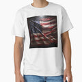 Patriotic American flag digital print by dcrc