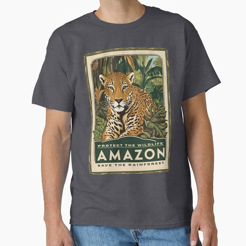 A Vintage Illustration of Amazon Rainforest - Brazil by GoodOldVintage