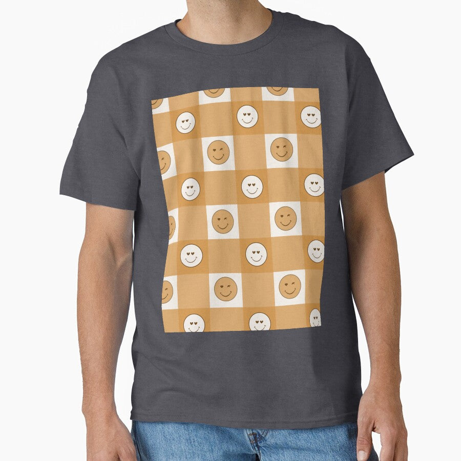 Cute smiley print - Yellow by RSDigitalPrintDesign