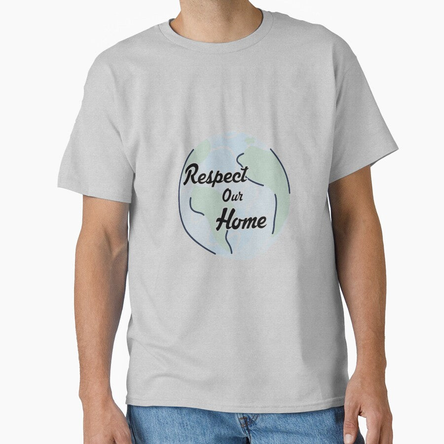 Respect Our Home Earth Day Shirt, Save The Planet, Global Warming, Activist Shirt, Climate Change Tshirt, Protect The Earth Shirt sticker mask by Bright08