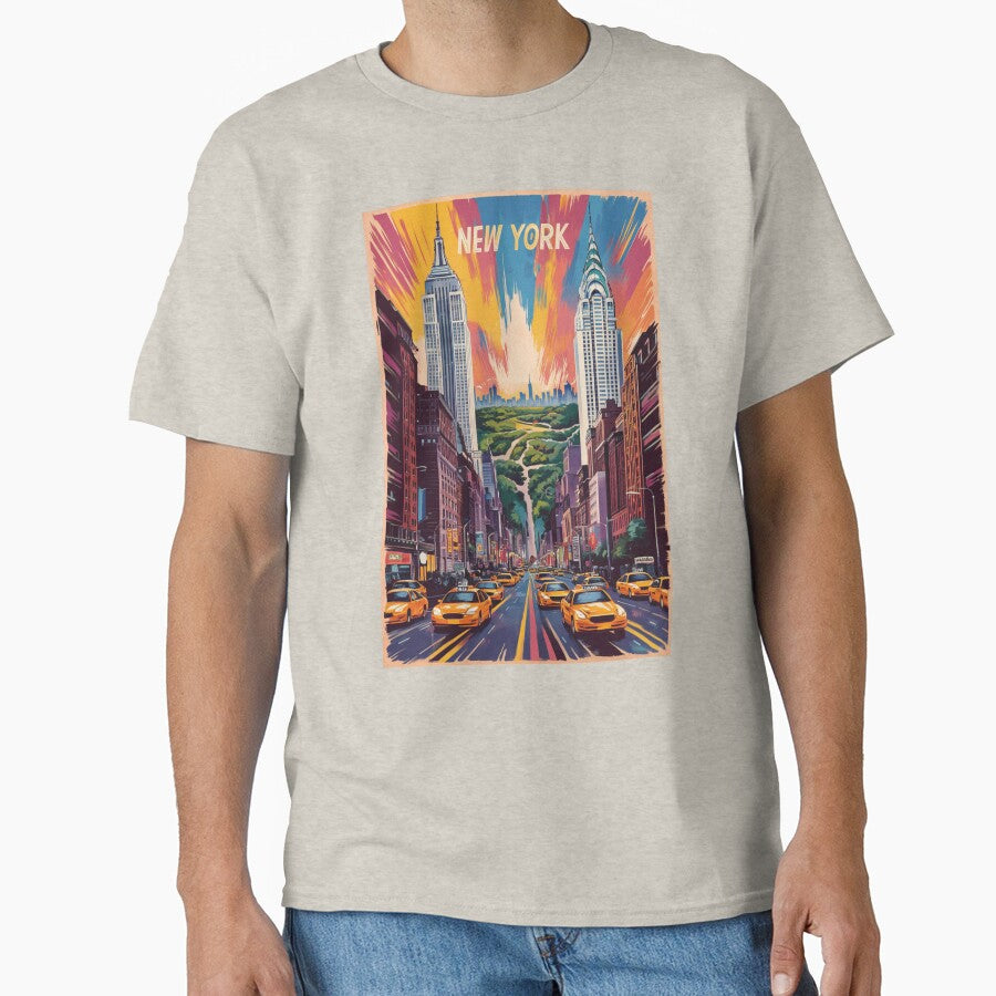 New York Vintage Travel Poster by TravelerRat