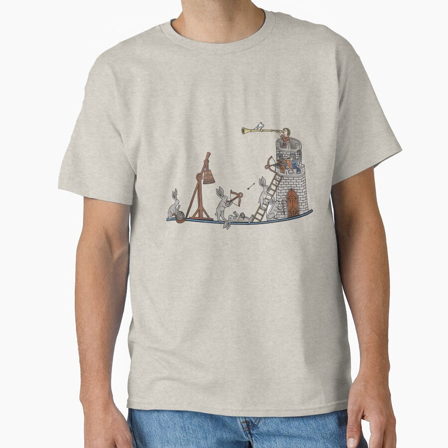 Medieval Rabbits Castle Siege by MargiKnights