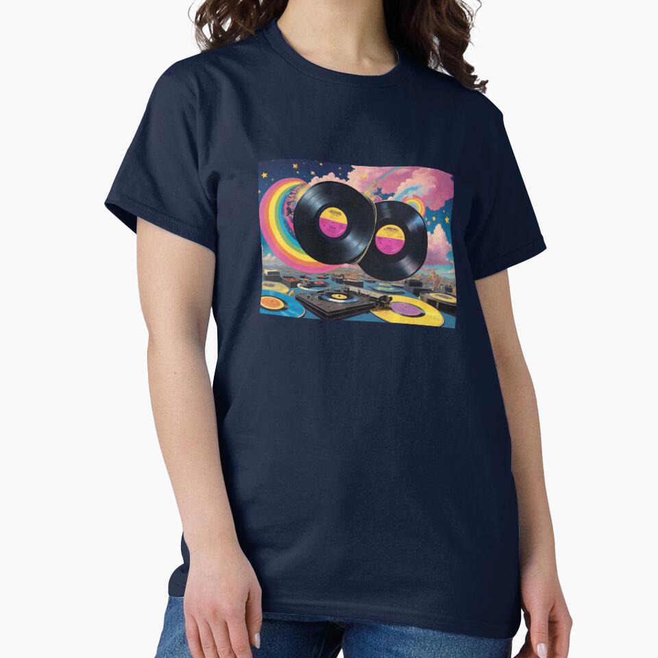 Retro Music and sky by KiraChie