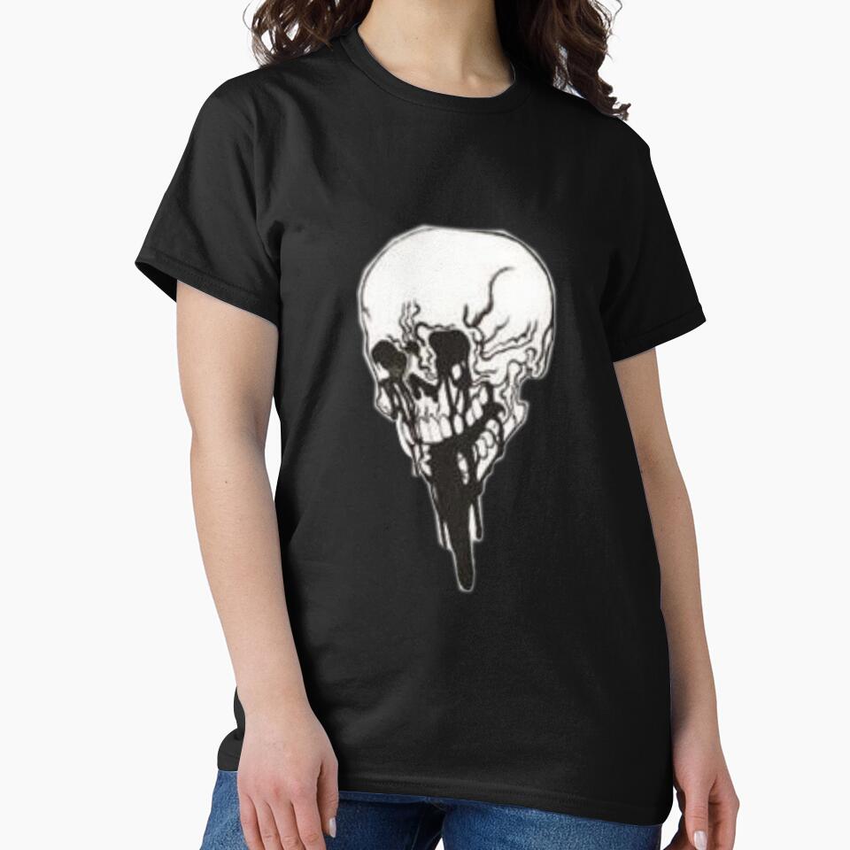 Goth alternative emo scene skeleton skull by Eternallykawaii