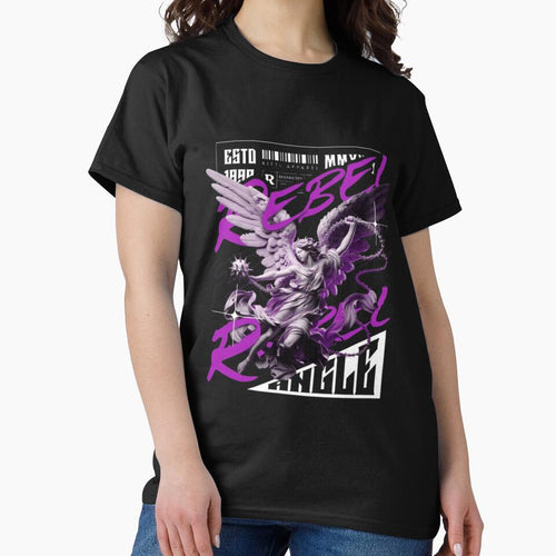 "Rebel Angle Streetwear Logo Urban Graphic Tee" by APEX CLOTHINGS