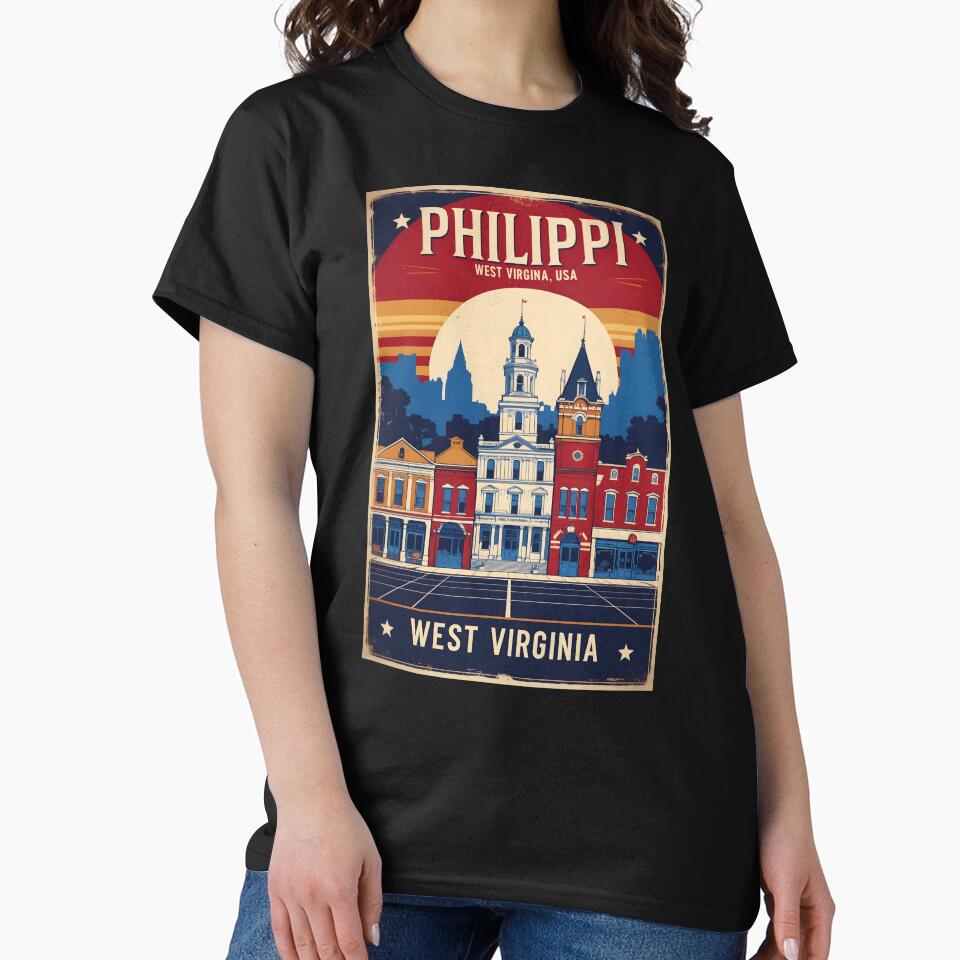 Philippi West Virginia 1950s USA Vintage Travel Tourism by TravelersGems