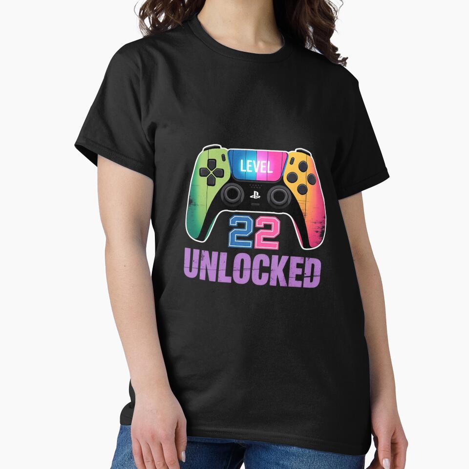 Level 22 Unlocked Video Gamer 22th Birthday by NeomiStoreSS