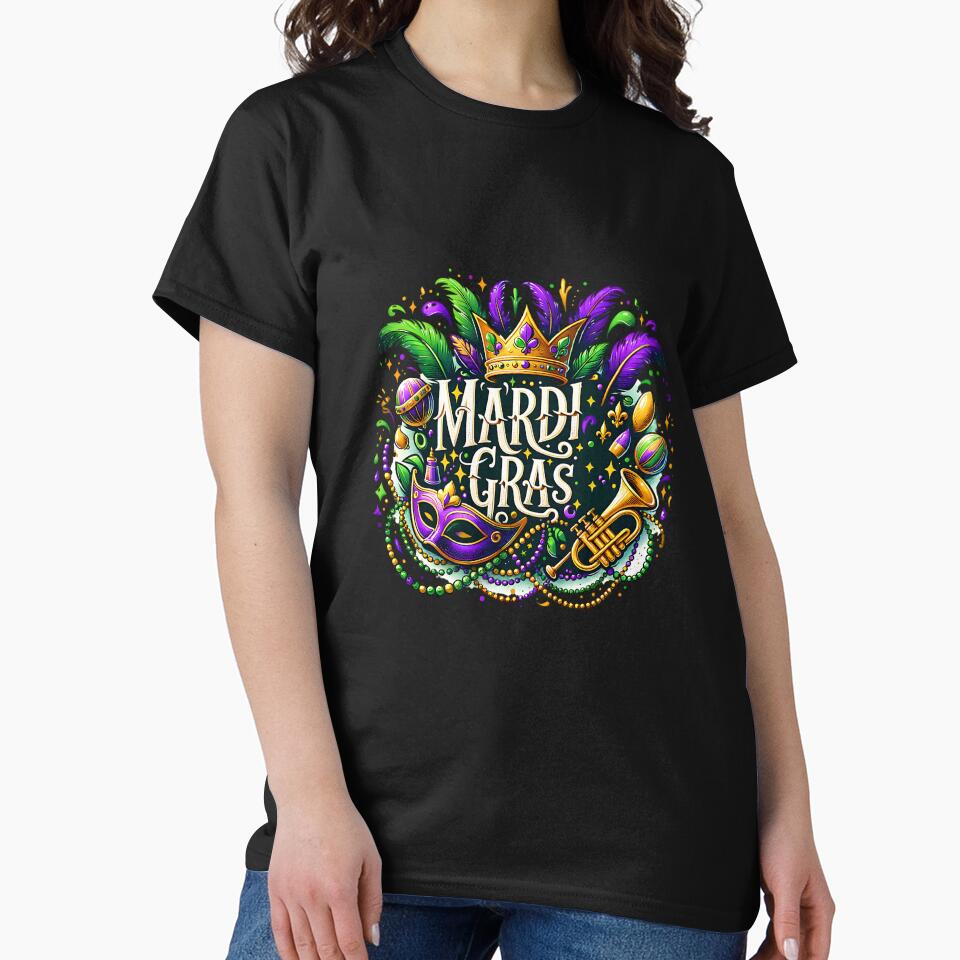Let the Good Times Roll – Bold Mardi Gras Party Graphic for Tees & Gifts by artedigital99