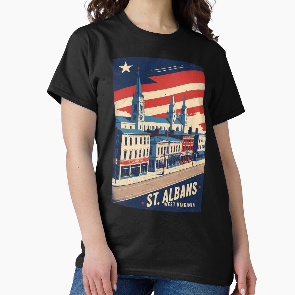 St Albans West Virginia 1950s USA Vintage Travel Tourism by TravelersGems