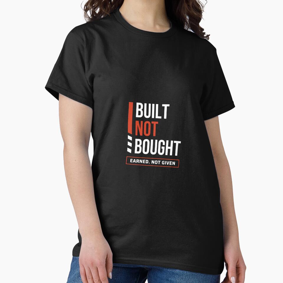 Built Not Bought - Luxury Streetwear Statement Piece by THE_OPULENCE