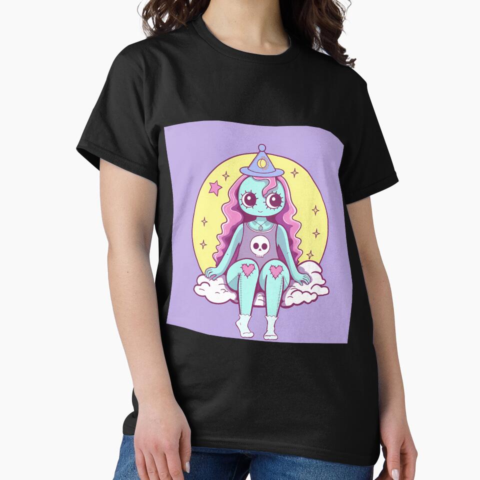 Pastel Goth RagDoll by AwesomeAiArt