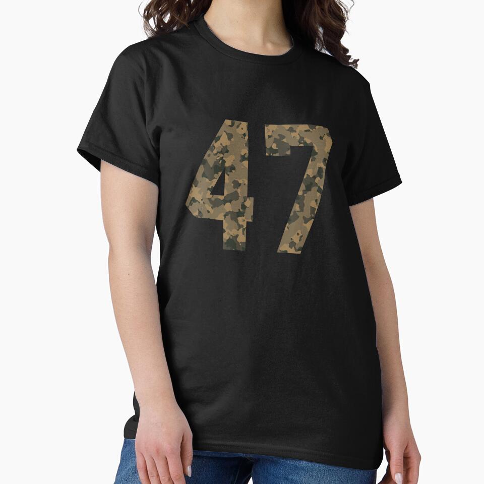 Army Camouflage Number 47 - Sports Numbers by NECHSTORE